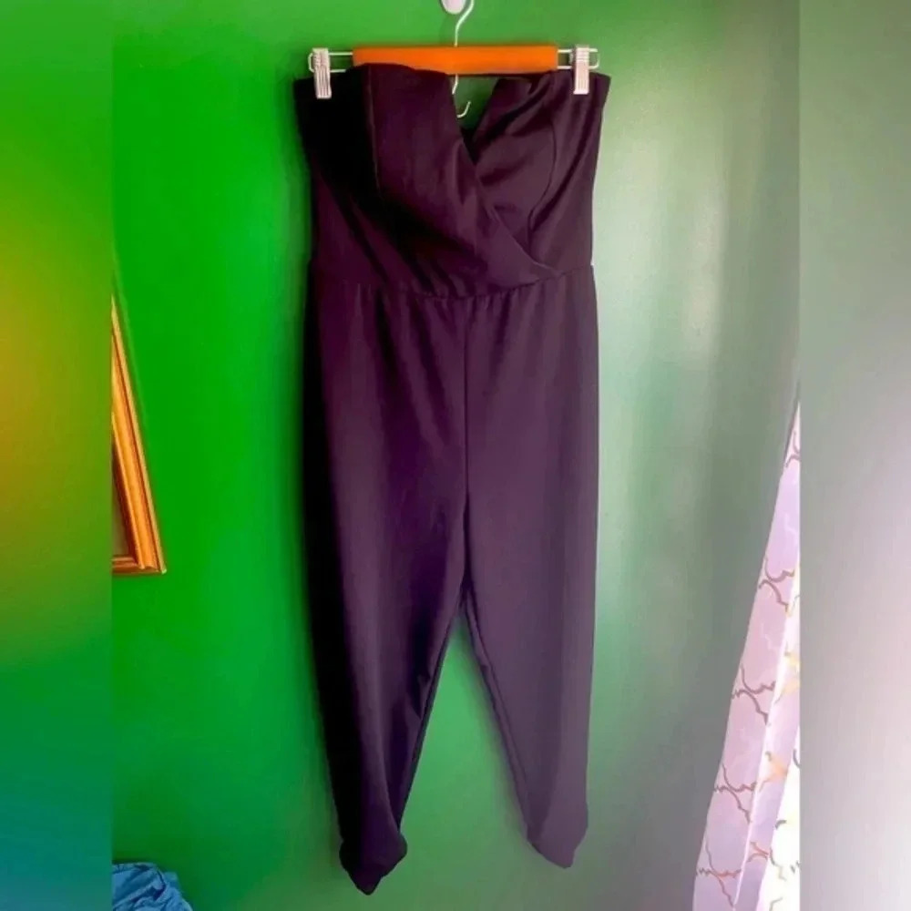 CLEARANCE!! Trixxi Jumper Romper Black Sleeveless Size XL‎ Cute! EUC! Jumpsuit